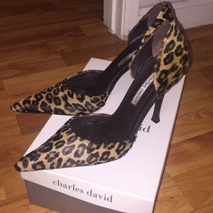 Leopard Calf Hair Pumps